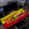 1. FC Union Berlin Mouse Pad, Large Gaming Desk Mat, Non-slip XXL Mousepad for Laptop & Tablet, Mini PC Playmat with Stitched Edges