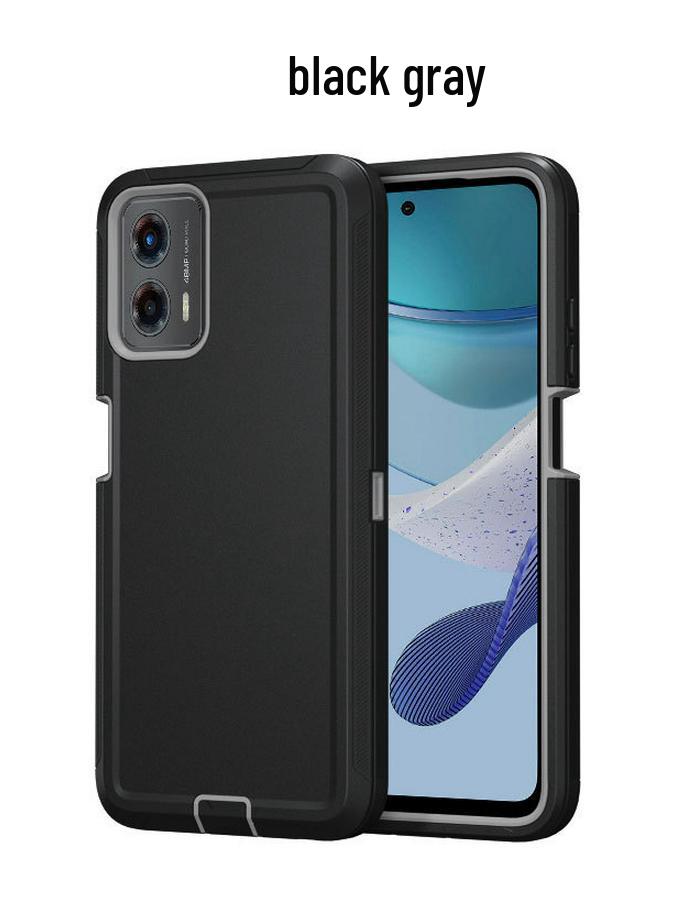 Moto G Power 5G 2024 Drop-Proof Protective Case, Three-in-One Design, Cross-Border Compatible.