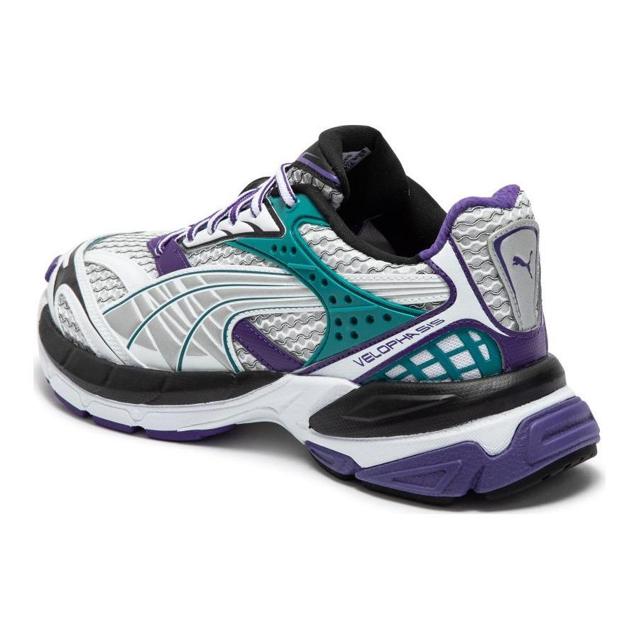 Puma Velophasis Phased - White Team Violet Unisex Tenisi Grey-Lagoon 389365-07