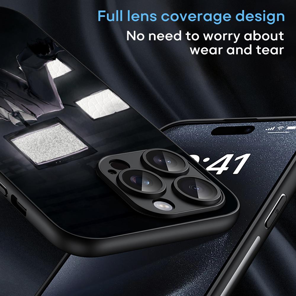 Anime Skibidi TV hot poster pattern Phone Case For iPhone 17 16 15 14 13 12 Plus Pro Max High-end Luxury Magsafe Sheepskin