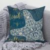 Ocean Sea Animal Blue Pillowcase Sofa Cushion Cover Decoration Bedroom  Throw