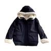 Lamb Wool Hooded Plus Velvet Jacket Winter New Down Jacket Women's Workwear Cotton Jacket