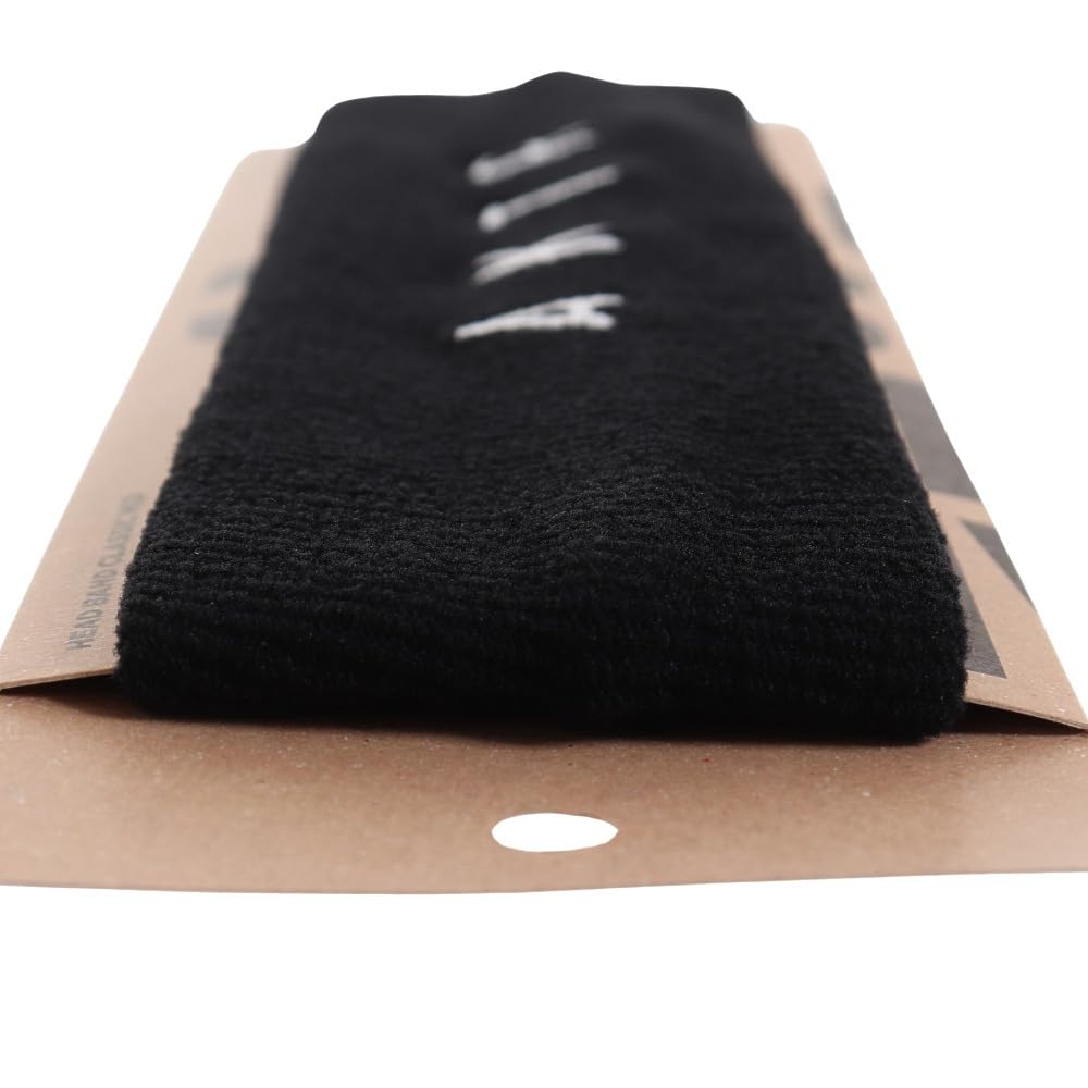 AKTR Basic Classic Black Headband, MID, 522-015021, (Black/FF/Men's, Women's)
