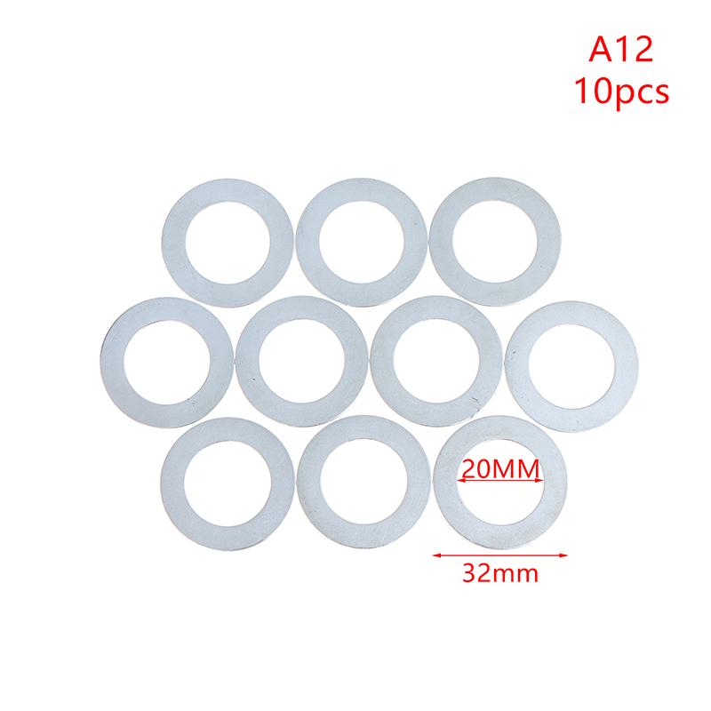 Circular Saw Blade Reducing Conversion Rings 10Pcs 10-32mm Easy Install Adapters for Angle Grinder Cutting Disc Carpenter Woodworking Tools