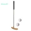 Minigolf-Putterschläger-Set – Edelstahl, TPR-Griff, Rechts-/Linkshänder, mit 2 Golfbällen für Kinder und Erwachsene, Tischspiel