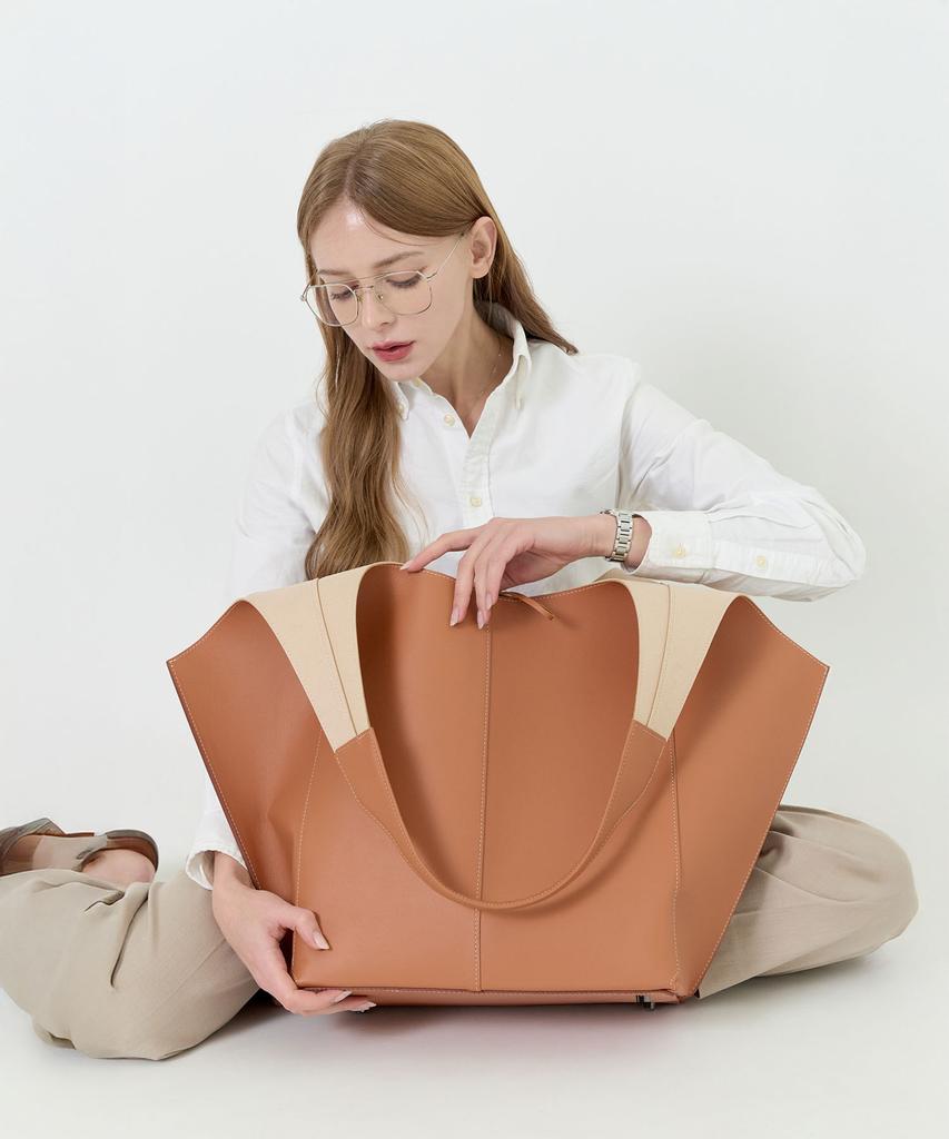 Zema Élever Le Quotidien Onnete Tote Bag Xl - Camel Tan (Onnete Tote Bag Xl)