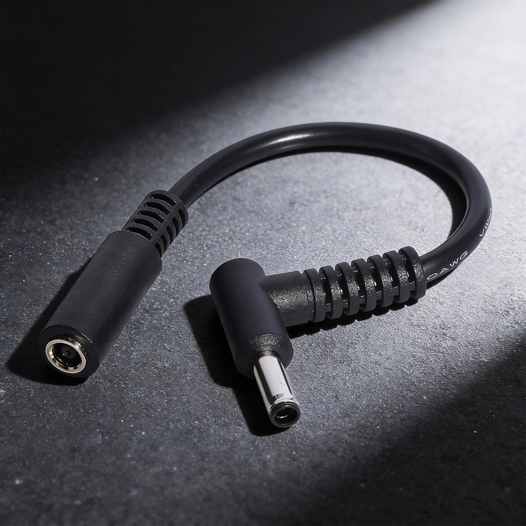 Short 15cm 4.5x3.0mm Female To Male Tip Power Cable 90 Degree Angled Connector Cord Laptop Extension Wire for Laptop