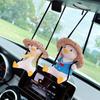 Car Rearview Mirror Swing Duck Car Hanging Piece Navy Duck