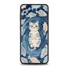 Cat Fishing Phone Case For Samsung A56 A36 A26 A54 A52 A24 A14 A50 A72 A70 A40 A20E A06 A12 A22 A34 A42 A32 A04s A16 5G Cover