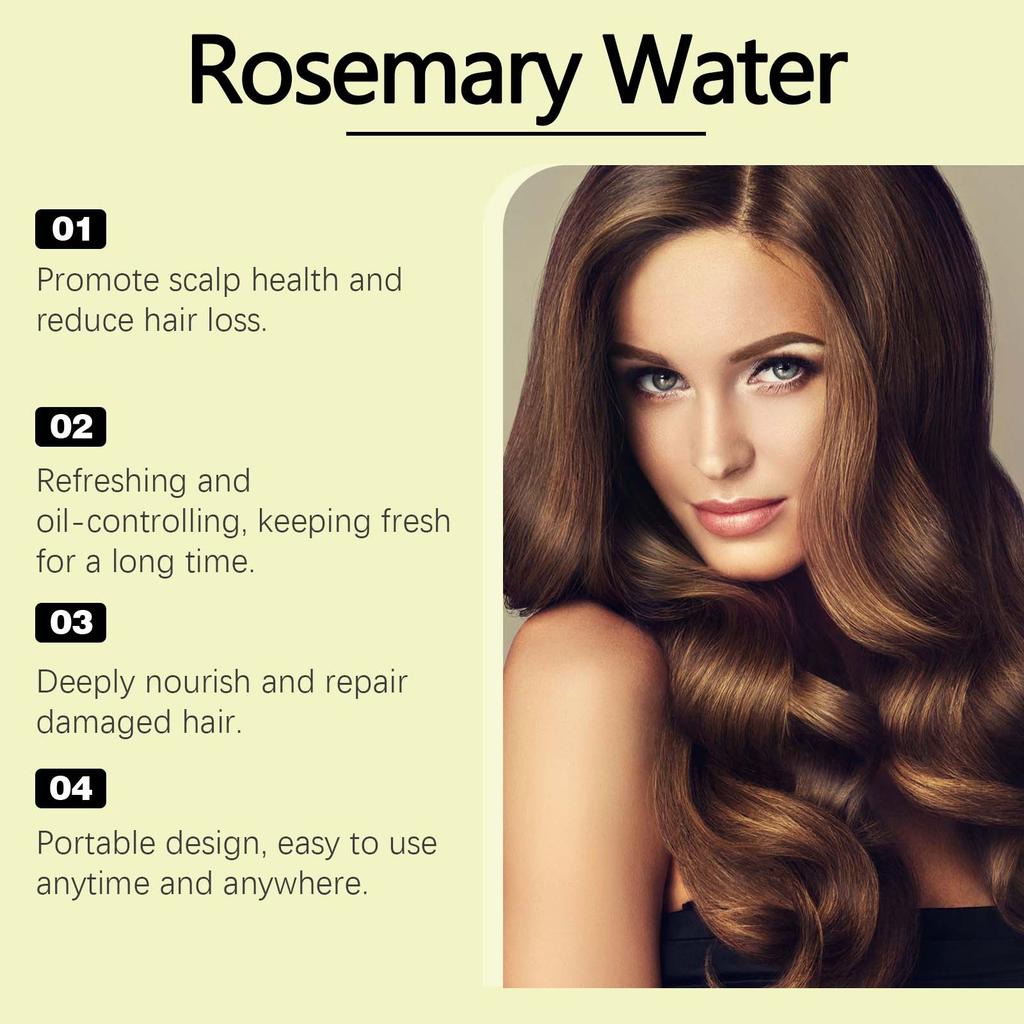 HOEGOA rosemary hair spray nourishes hair, smoothes, leaves fragrance, maintains shiny hair