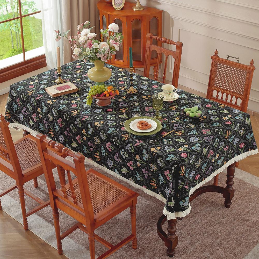 Special For Tablecloths Nordic High-End Dining Tables Household Imitation Cotton And Linen Tablecloth Row Beard Restaurant