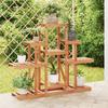 Vidaxl Flower Stand, 110X25X96 Cm, Solid Fir Wood