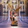 St. Michael Archangel Slaying Demon Figurine Resin Ornament Home Office Desk Bedroom Decoration Gift Statue Sculpture