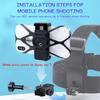 Phone Chest Mount Strap Belt Harness 360° Rotation Phone Clip Holder For iPhone 17 18 Pro Max 16 15 Smartphone Gopro Hero 10 9 8 6
