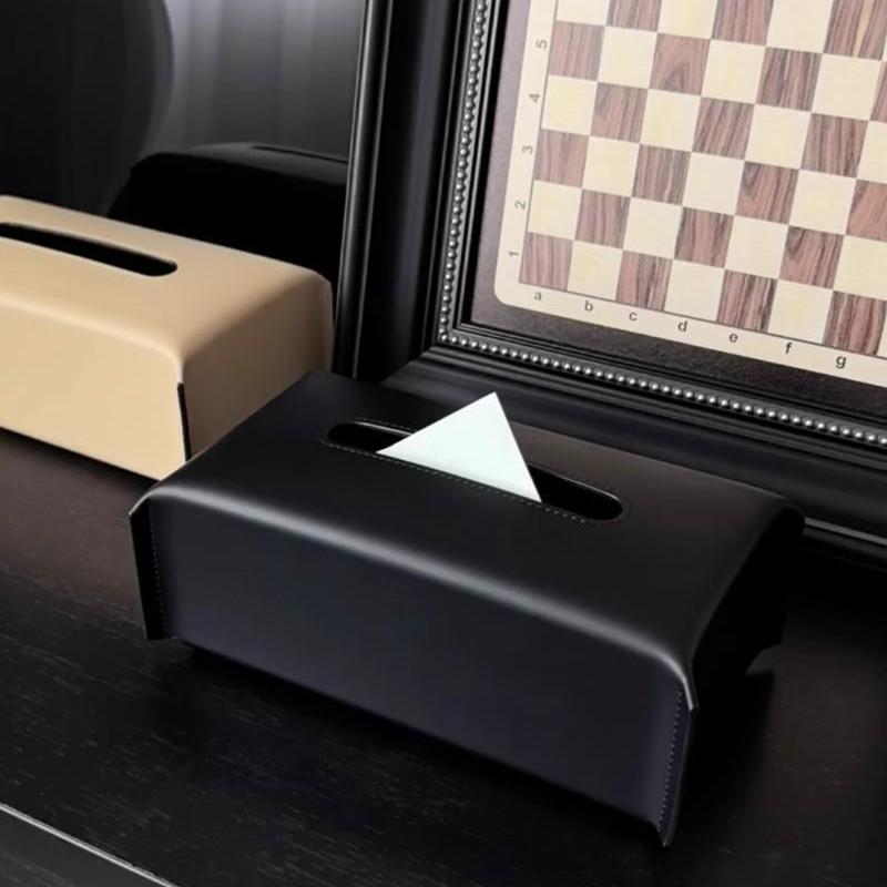 Scatola di fazzoletti di lusso Custodia per tovaglioli in pelle Copertura di carta Porta fazzoletti per soggiorno Tavolo da ufficio Decorazione per casa Tavolo da pranzo Auto