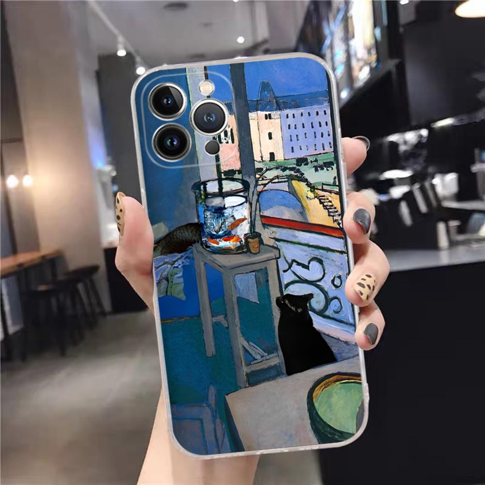 Henri Matisses Art Painting Phone Case For iPhone 15 14 11 12 13 Mini Pro XS Max Cover 6 7 8 Plus X XR SE 2020 Funda Shell