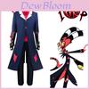 Hazbin Hotel Blitzo Cosplay Costume Jacket Set With Tie And Gloves Perfect For Anime Fans