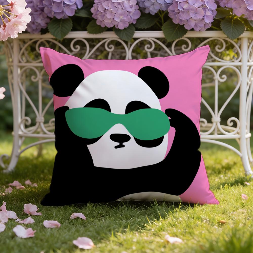 Cartoon Animal Cute Cushion Cover Home & Car Dual-Scene Pillow Cover: Reversible for Premium Comfort