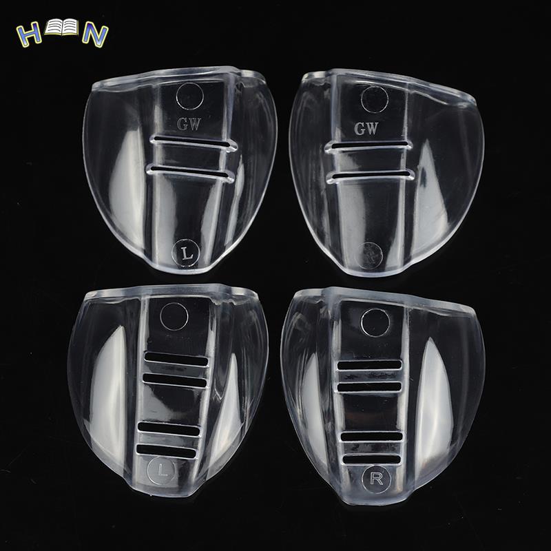 2Pcs Eye Flexible Clear Shields Side Safety Goggles Glasses Universal Anti Fog