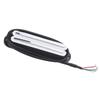 2PCS White And Black Electric Guitar Pickup Metal + ABS Guitar Accessories  Electric Guitar