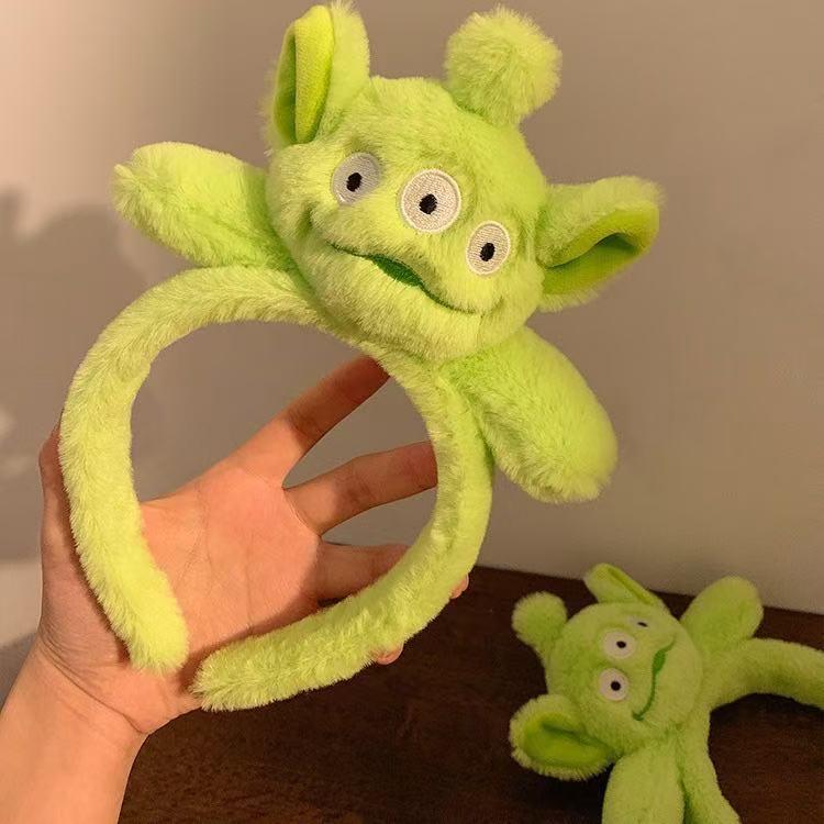 Hai Chao Jewelry Cartoon Three-Eyed Alien Headband - Halloween & Christmas Funny Hair Accessory