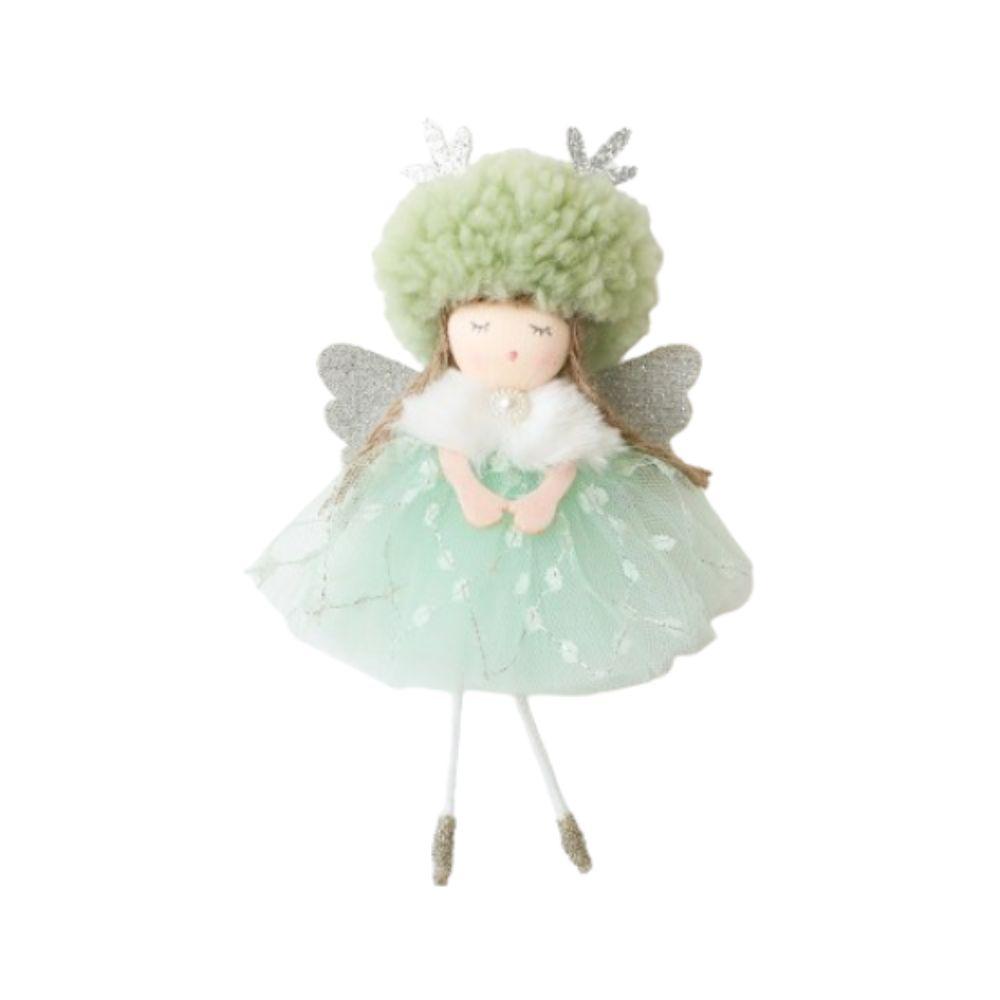 Ručně vyráběná vánoční gázová sukně Andělské ozdoby Závěsná dekorace na vánoční stromek Novoroční dárek