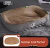Four Seasons Thickened Dog Cushion: Warm, Removable, Washable Pet Nest & Sleeping Mat for Large Dogs.