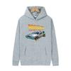 Car Print Hoodie, Long-sleeved Top, Men's Casual Street Wear, Pullover, Autumn and Winter Men's and Women's Street Wear