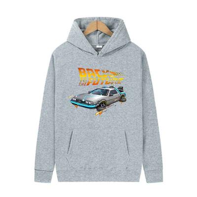 Car Print Hoodie, Long-sleeved Top, Men's Casual Street Wear, Pullover, Autumn and Winter Men's and Women's Street Wear