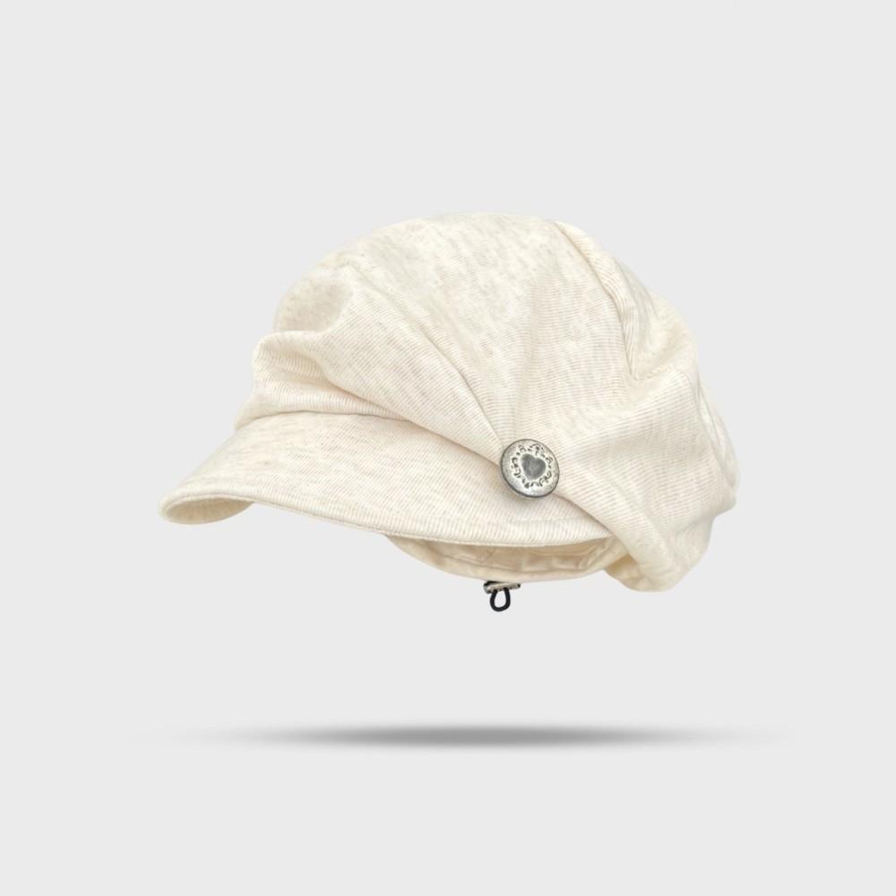 British Style Pleated Octagonal Hat Solid Color Painter Hat Casual Eequestrian Hat  Travel