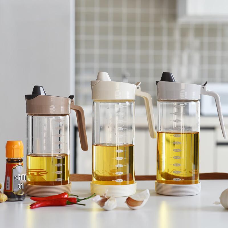 Aiqiyi HX Leak-Proof Glass Oil & Vinegar Dispenser