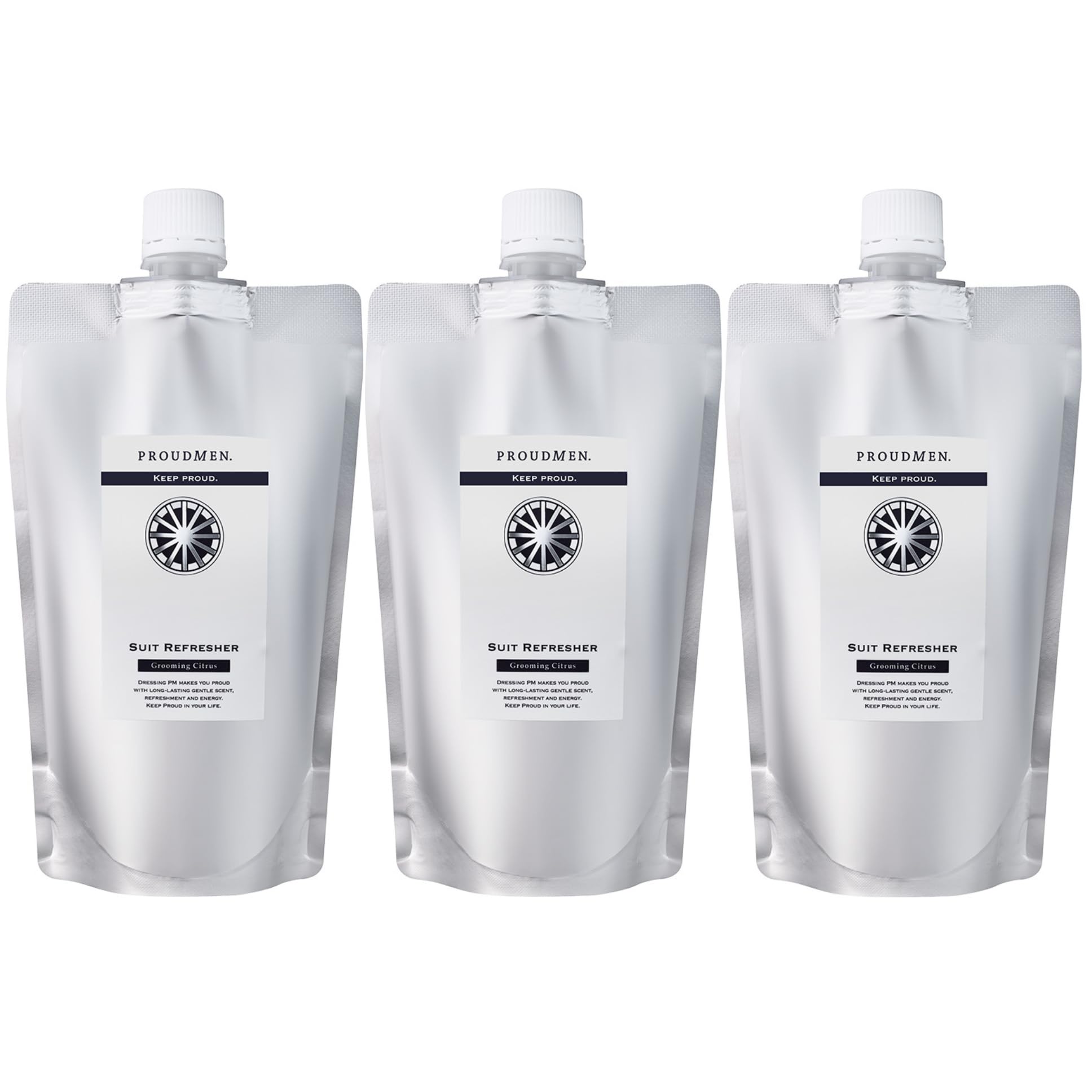 

Proud Men Fabric Spray Suit Refresher Refill 300 мл Citrus Set of 3 [Оптовая закупка] (Аромат для ухода)