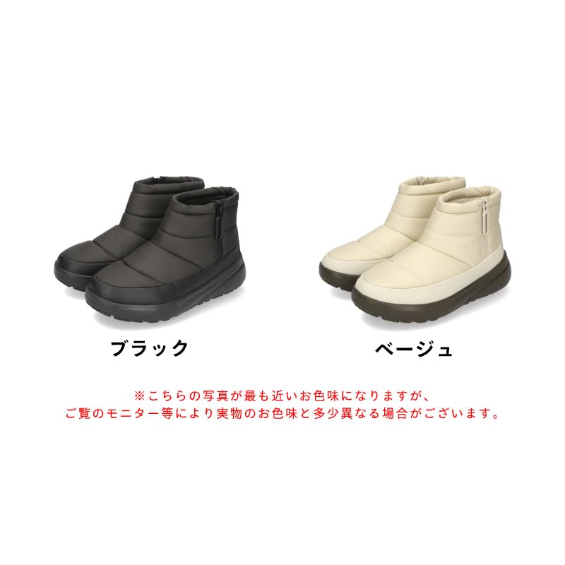 Oriental Traffic OT3405 Snow Cold for Snow and Size Cm Boots, Waterproof, Unisex, Weather, Water-Repellent, Non-Slip, Rain, Black, 23.0-23.5