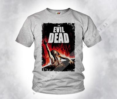 Vintage EVIL DEAD V10 T-shirt Tee Old Style Men Unisex Sport Heather Gray DTG Print Sizes S M L Xl 2x 3x 4x 5x