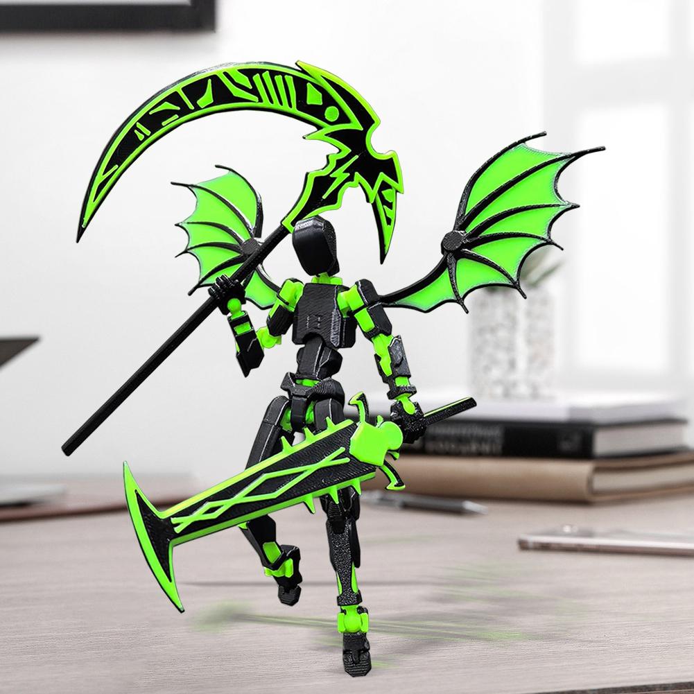 13 Robot Action Figure Toys Assembly Completed Full Body Mechanical Movable Toy Action Figure Dummy Office Desk Decoration Gifts