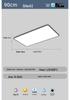 Smart Minimalist Ceiling Light with Full Spectrum Eye Protection for Living Rooms