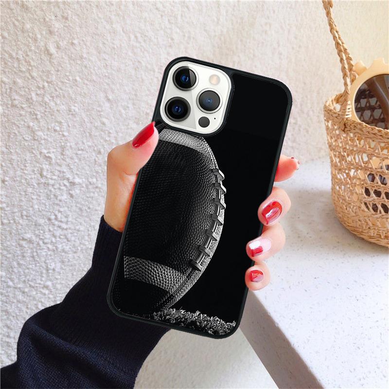 American Football Phone Case for iPhone 17 Air 16 15 14 12 13 PLUS 11 PRO MAX Back Cover Fundas Shell