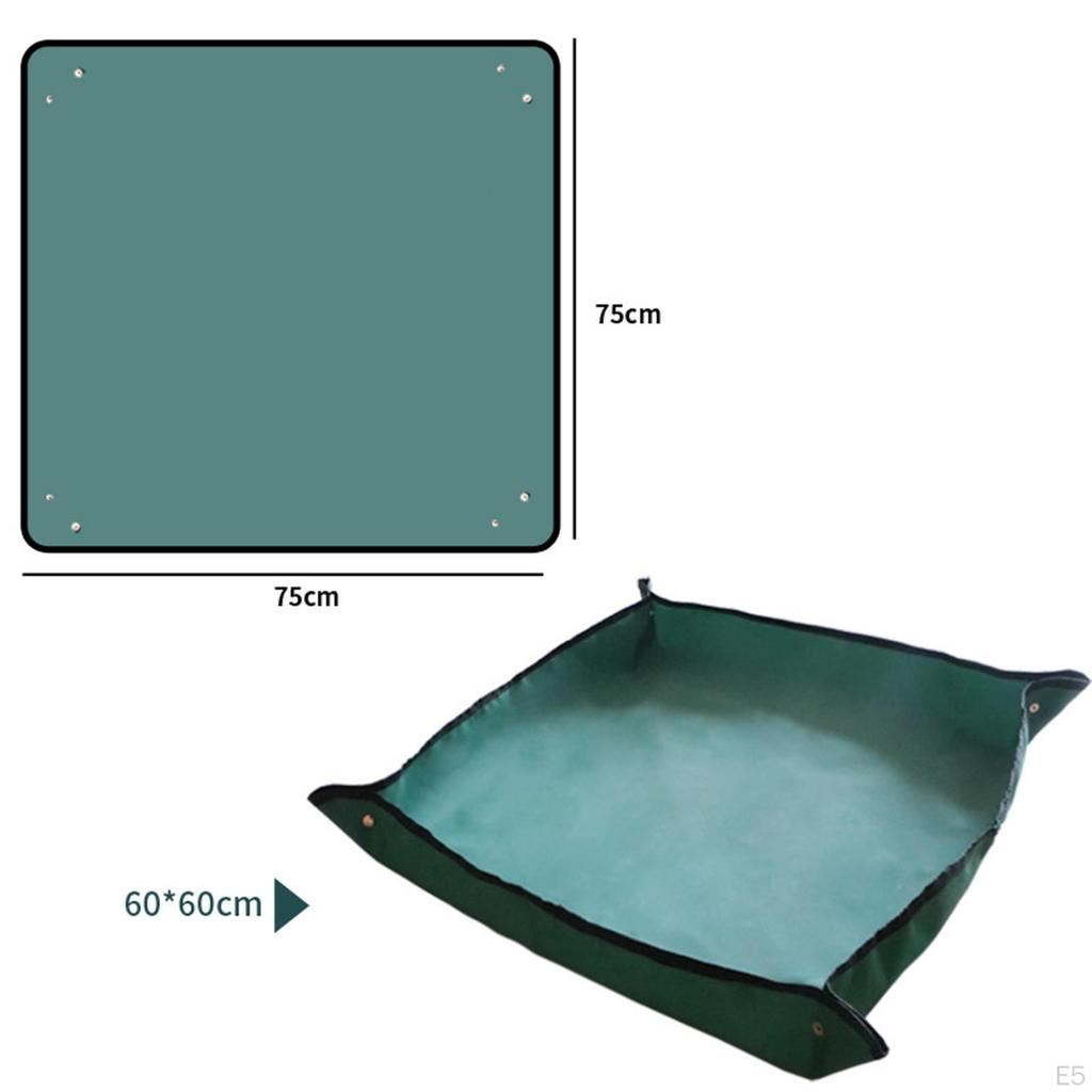 Foldable Gardening Mat, Planting Repotting Waterproof Thicken Suitable for Indoor Outdoor