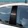 wskpa9 2Pcs Car B-pillar Sticker Door Center Pillar Anti-Scratch Protective Decals For Nissan Nismo X-Trail 1 Qashqai Altima Valve Cap