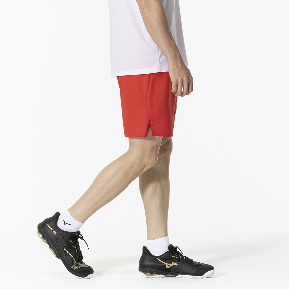 Tennis Badminton Game Officially Approved by the Japan Badminton Unisex 62JBB023 Chinese XS [Mizuno] Pants, Shorts, Association, Red,