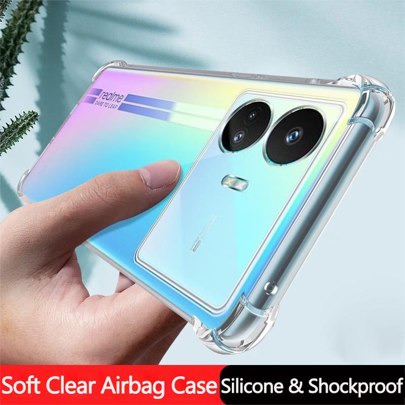 Airbag anti-detonare moale, cristal, transparent, husă din silicon TPU husă pentru telefon pentru OPPO Realme GT NEO 5 NEO5