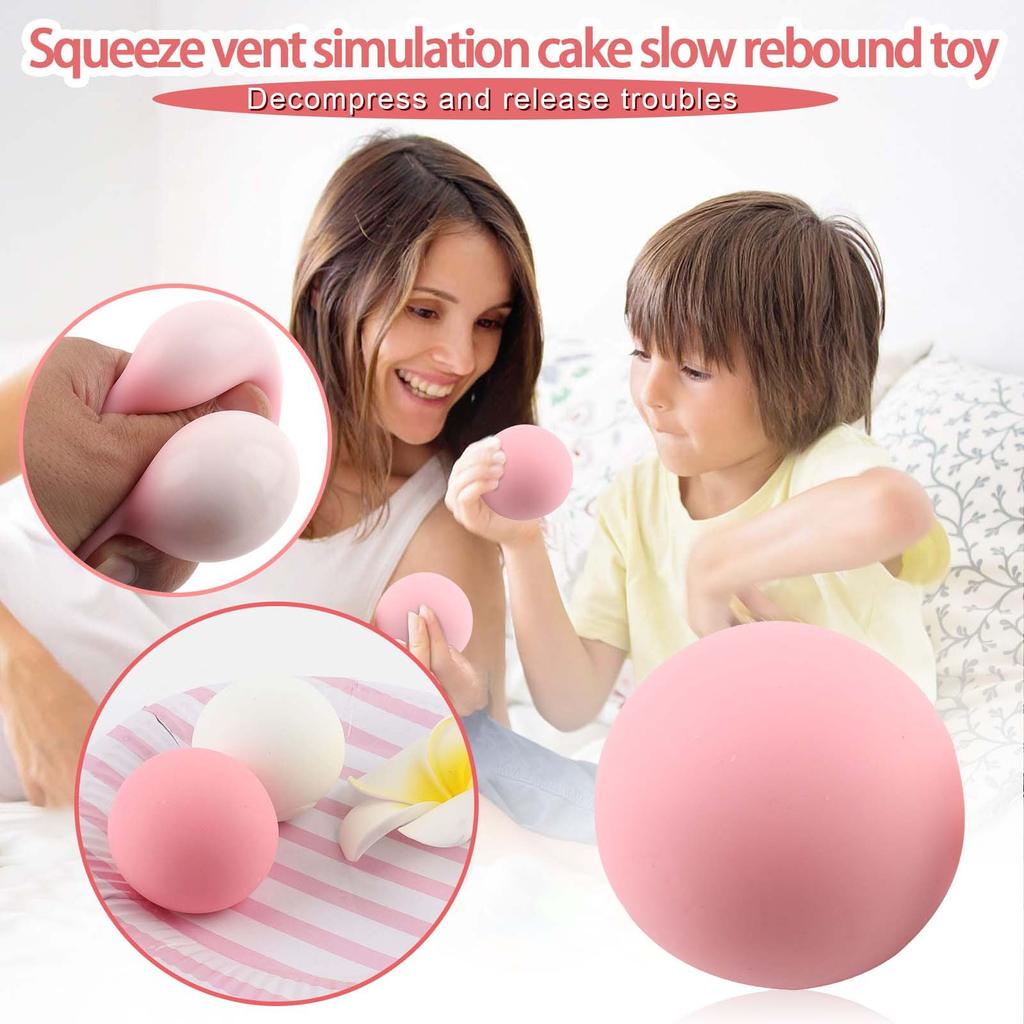 TPR Release The Pressure Vent Toy Simulation Cake Pinch Le Fast Release Ball