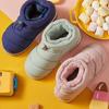Children's Thick Boots Winter Season Cartoon Warm Shoes Boys Girls Kids Home Cotton Slippers Heel Outdoor Baby Snow Boots
