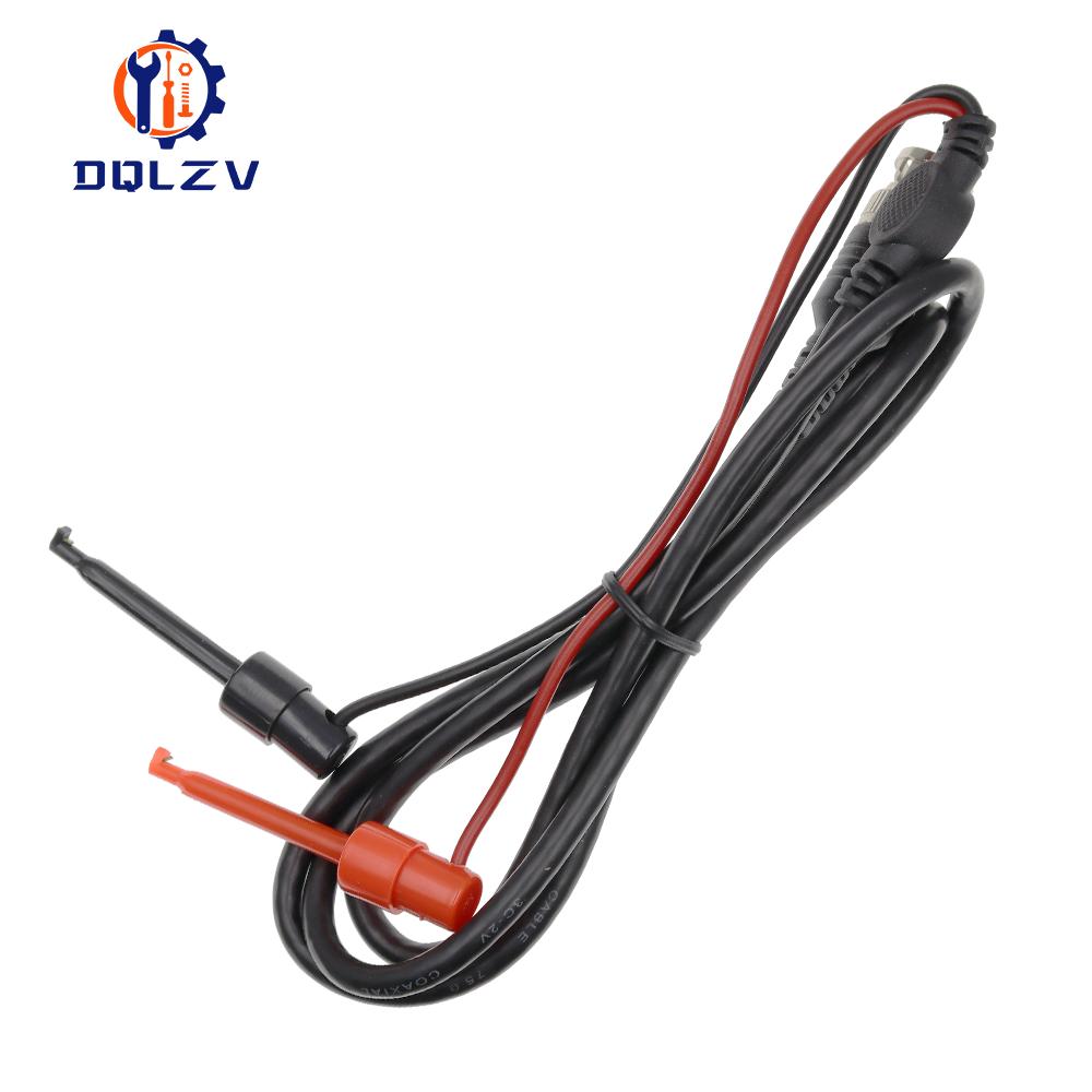 

1M BNC Q9 to Dual Alligator Clip Oscilloscope Test Probe Leads 4MM Banana Plug Cables Connector Dual Tester Tools for