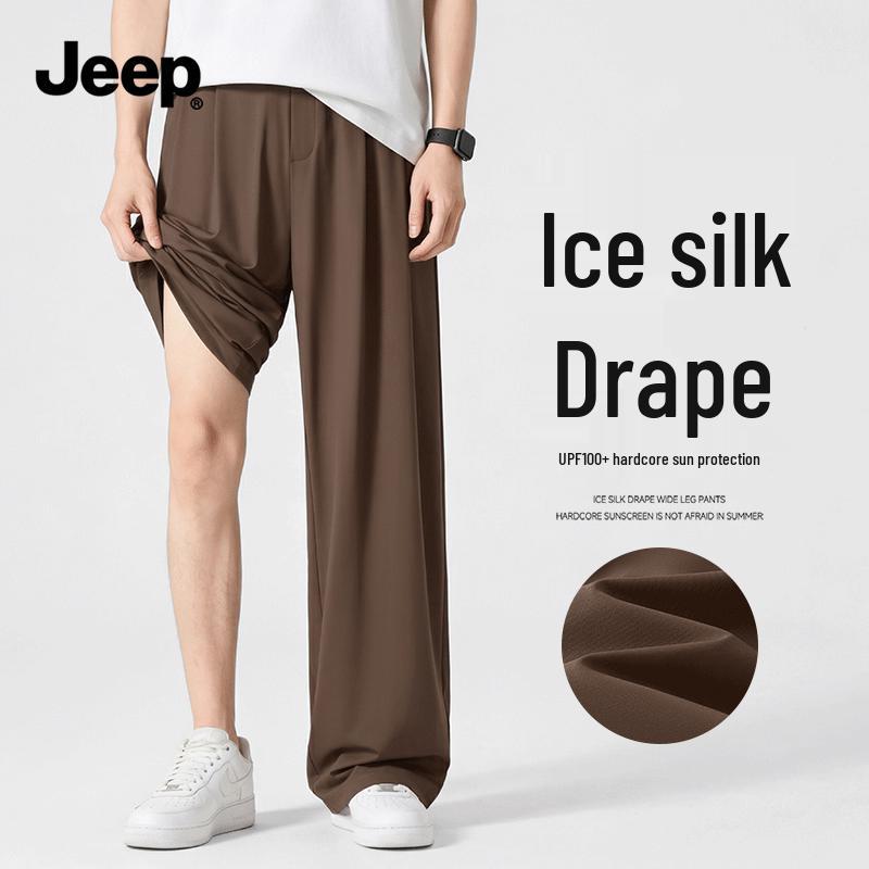 

JEEP Men s Ice Silk Sun Protection Casual Pants M