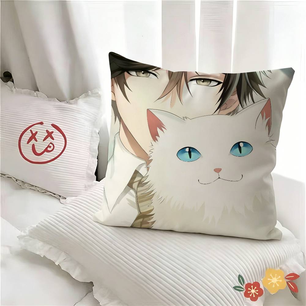 pc Mystic Messenger Jumin Han Pillow Case Fashion Square Pillowcase Bedroom Sofa Room Ins Decoration Leisure