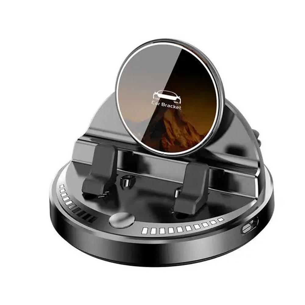 Wireless Charging Car Phone Holder Dashboard Mount With Strong Suction Cup 360° Rotatable For IPhone Samsung Smartphones