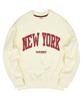 PAPERBOY Basic New York Sweatshirt - Cream