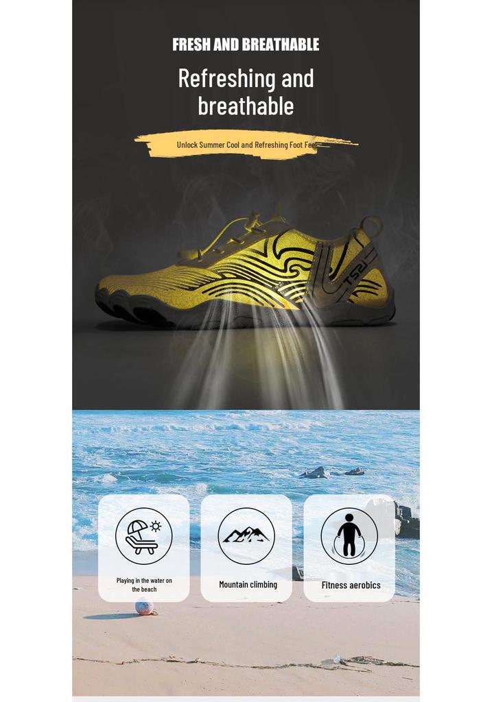 Cross-Border Water Sports Shoes: Non-Slip, Quick-Drying Surf, Beach, Fitness, Yoga, and Wading Shoes.