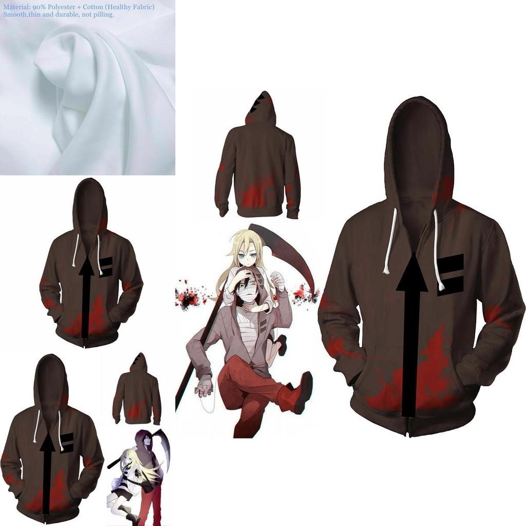 Anime Angels Of Death Isaacfoster Zack Hoodies Mantel Sweatshirt Kostüm Cosplay